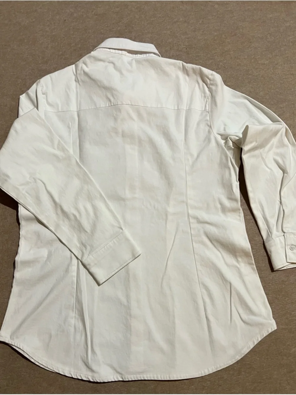 Tailor made Women’s Classic White Button-Down Shirt in Stretch Cotton Blend - Picture 3 of 7